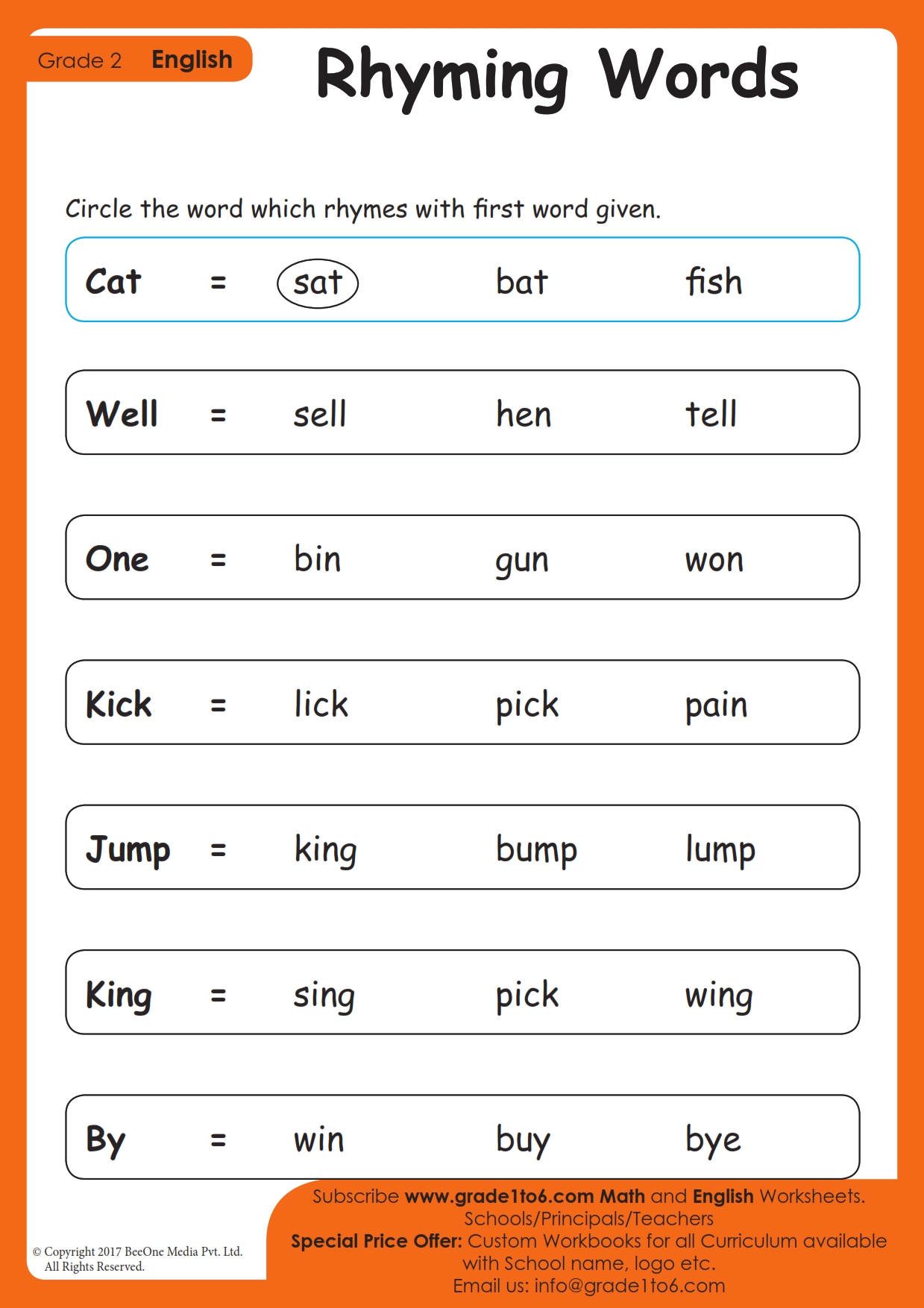rhyming-words-worksheets-grade-2