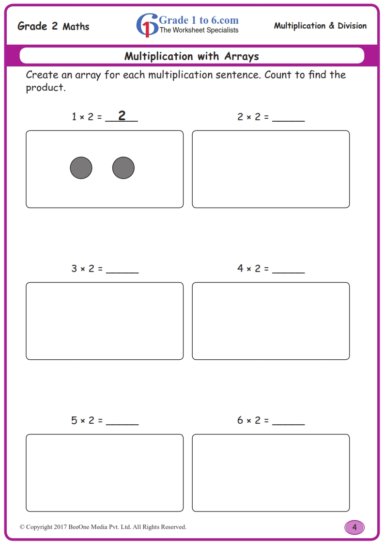 multiplication-arrays-2nd-grade-worksheet